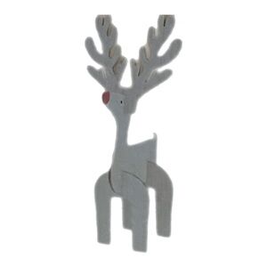 Primark White and Red Reindeer Decor